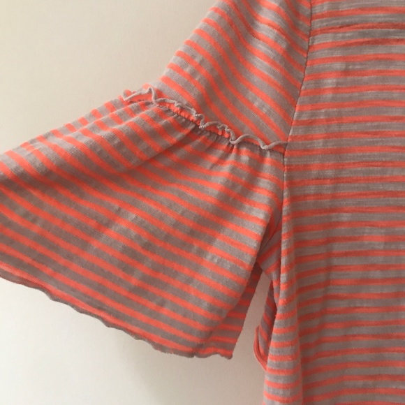 [Anthropologie Postmark Postage Stamp Ruffle Shirt - Picture 3 of 5